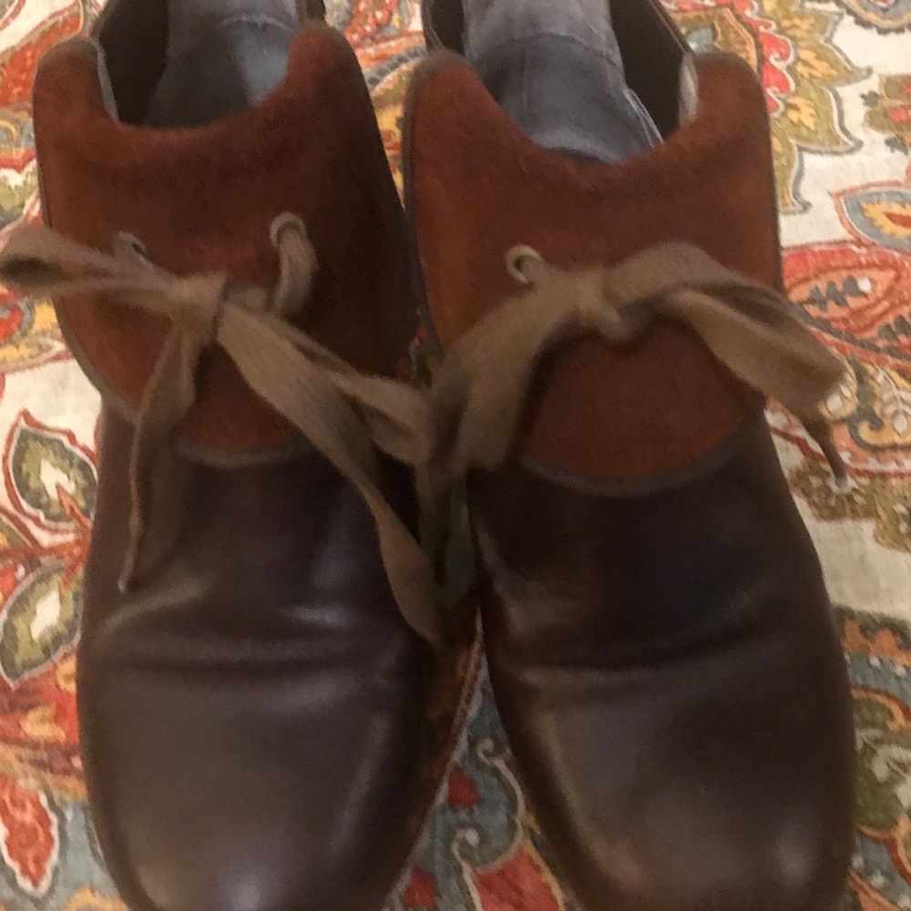 Merrell wedge booties.